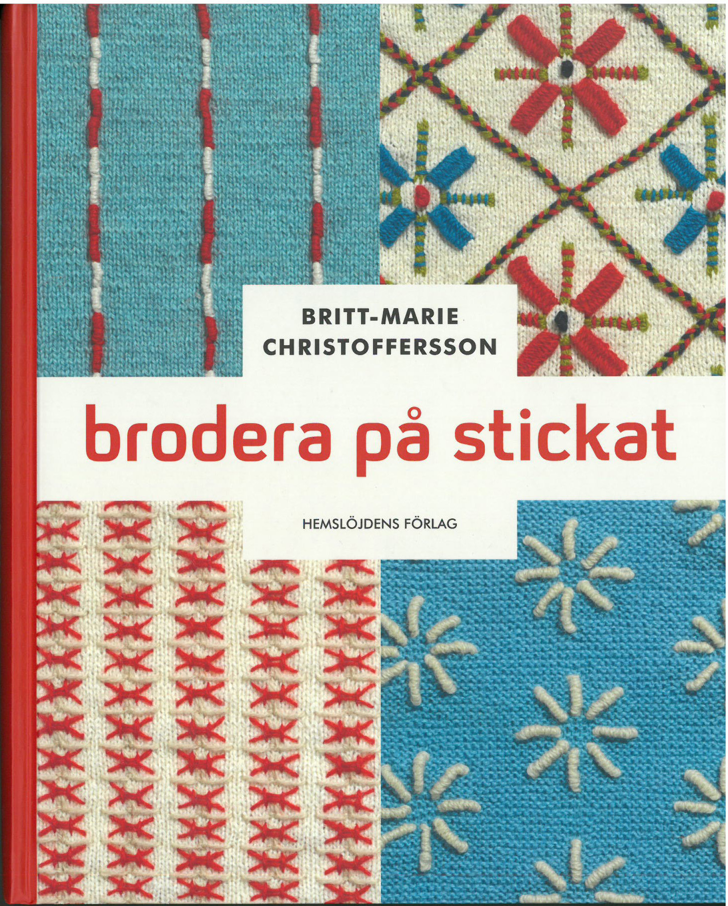 Bok Brodera på stickat