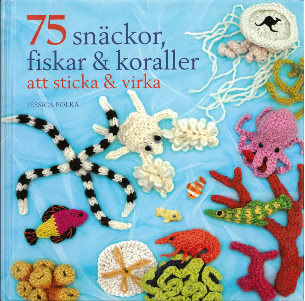 Bok 75 Snäckor, fiskar och koraller att sticka och virka